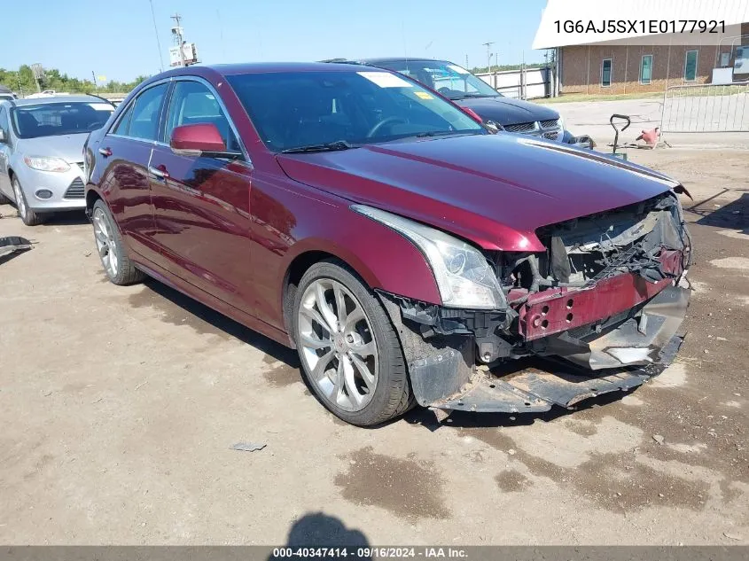 1G6AJ5SX1E0177921 2014 Cadillac Ats Performance