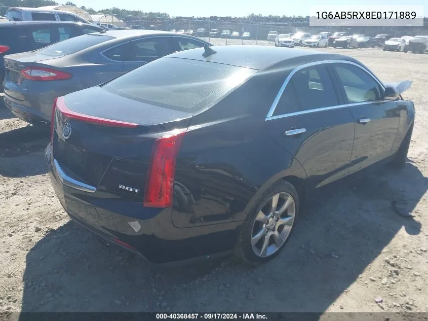 1G6AB5RX8E0171889 2014 Cadillac Ats Luxury