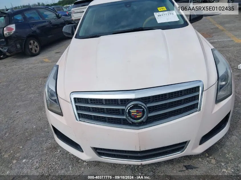 2014 Cadillac Ats Standard VIN: 1G6AA5RX5E0102435 Lot: 40377775