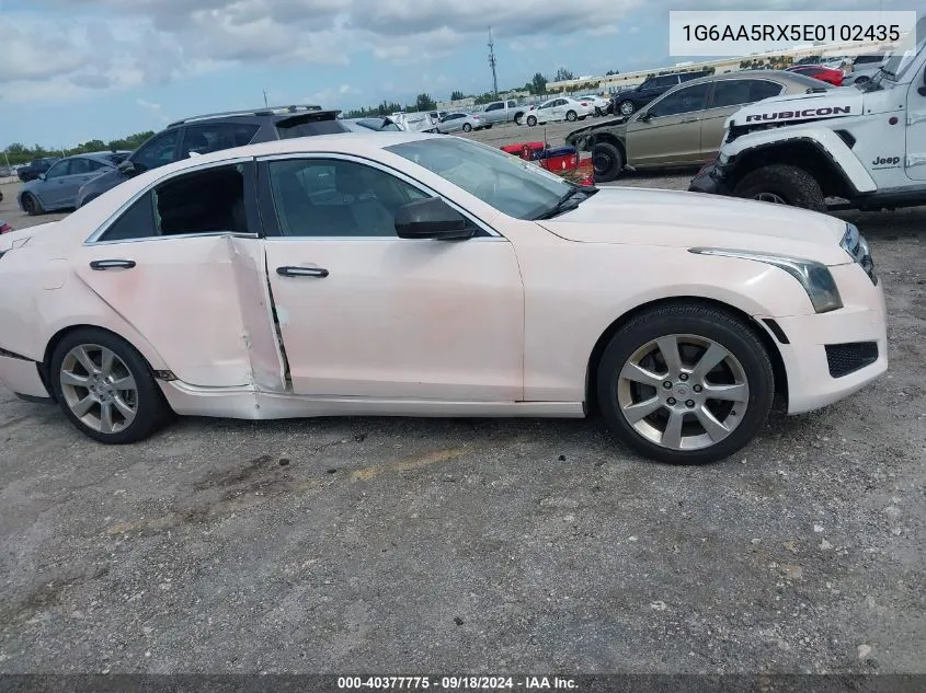 1G6AA5RX5E0102435 2014 Cadillac Ats Standard