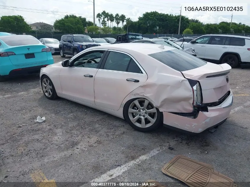 1G6AA5RX5E0102435 2014 Cadillac Ats Standard