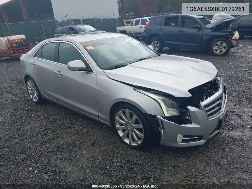 2014 Cadillac Ats Premium VIN: 1G6AE5SX0E0179261 Lot: 40390385