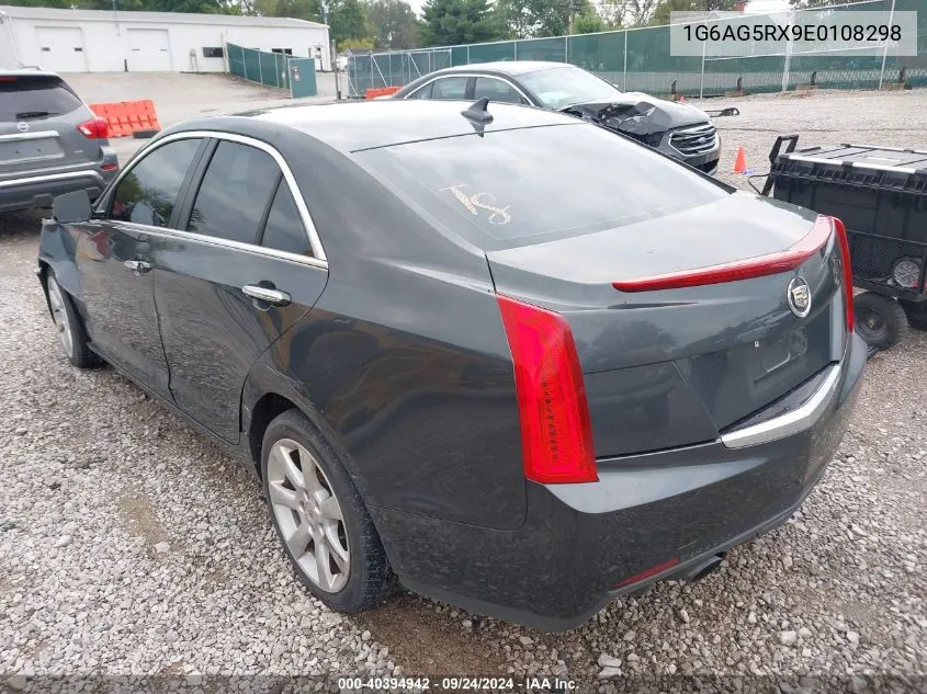 2014 Cadillac Ats Standard VIN: 1G6AG5RX9E0108298 Lot: 40394942