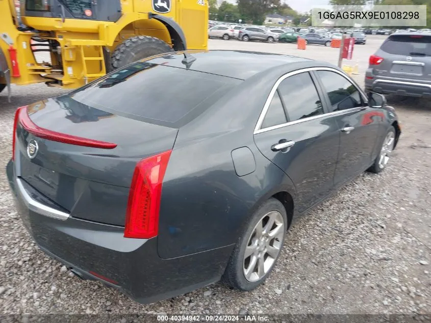 2014 Cadillac Ats Standard VIN: 1G6AG5RX9E0108298 Lot: 40394942