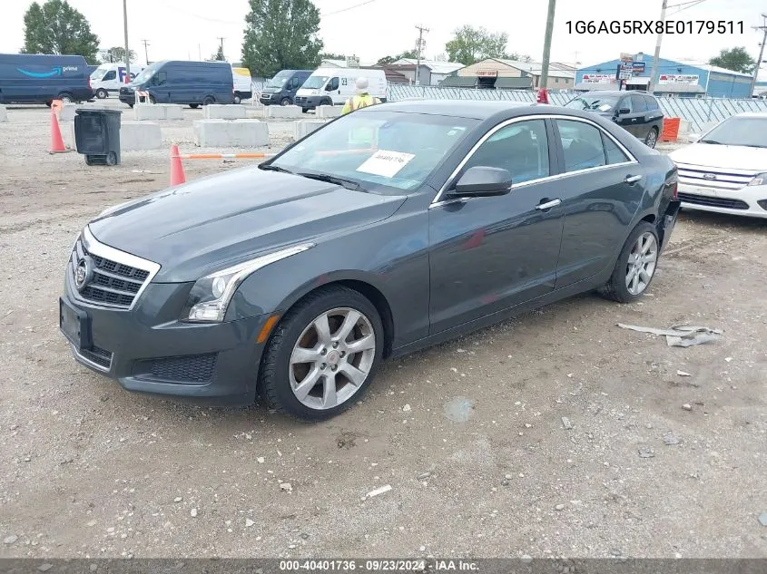 2014 Cadillac Ats Standard VIN: 1G6AG5RX8E0179511 Lot: 40401736