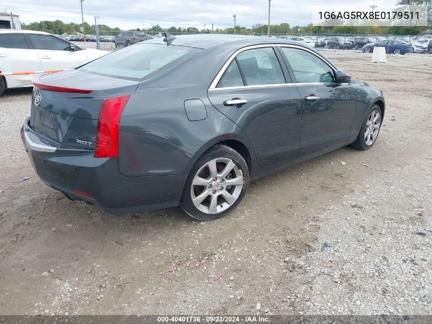 2014 Cadillac Ats Standard VIN: 1G6AG5RX8E0179511 Lot: 40401736