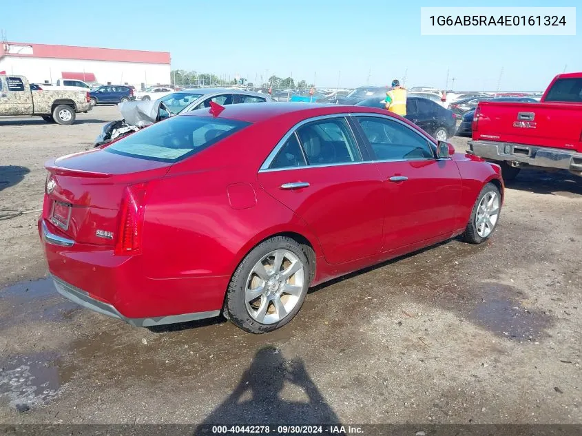 2014 Cadillac Ats Luxury VIN: 1G6AB5RA4E0161324 Lot: 40442278