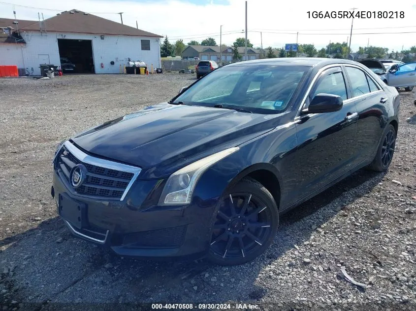 2014 Cadillac Ats Standard VIN: 1G6AG5RX4E0180218 Lot: 40470508