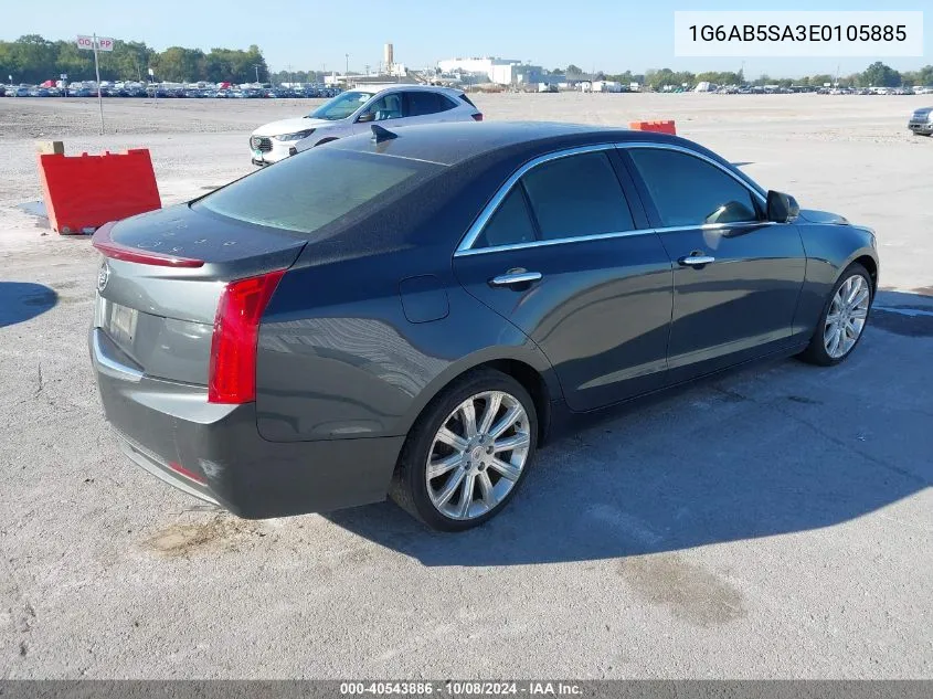 2014 Cadillac Ats Luxury VIN: 1G6AB5SA3E0105885 Lot: 40543886