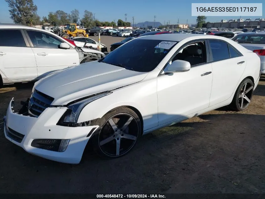 2014 Cadillac Ats Premium VIN: 1G6AE5S35E0117187 Lot: 40548472