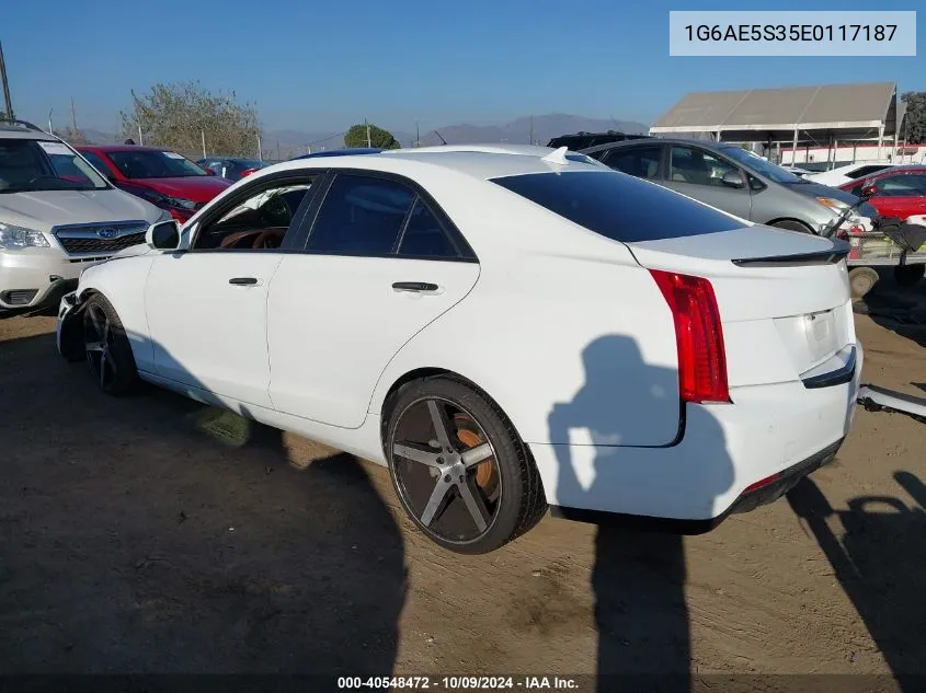 2014 Cadillac Ats Premium VIN: 1G6AE5S35E0117187 Lot: 40548472