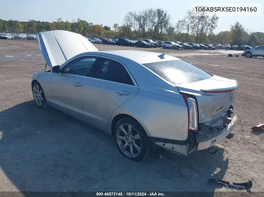 2014 Cadillac Ats Luxury VIN: 1G6AB5RX5E0194160 Lot: 40572145