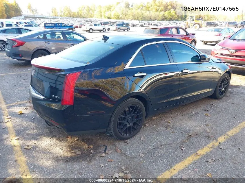 2014 Cadillac Ats Luxury VIN: 1G6AH5RX7E0147565 Lot: 40600224