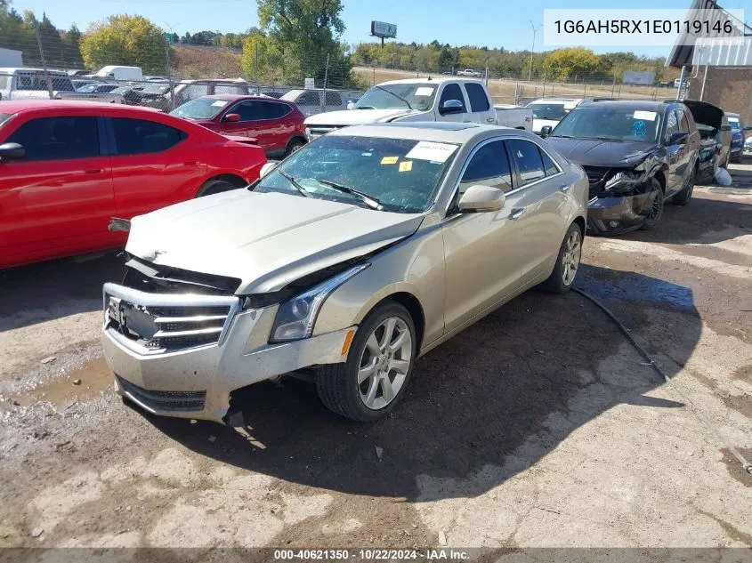 2014 Cadillac Ats Luxury VIN: 1G6AH5RX1E0119146 Lot: 40621350