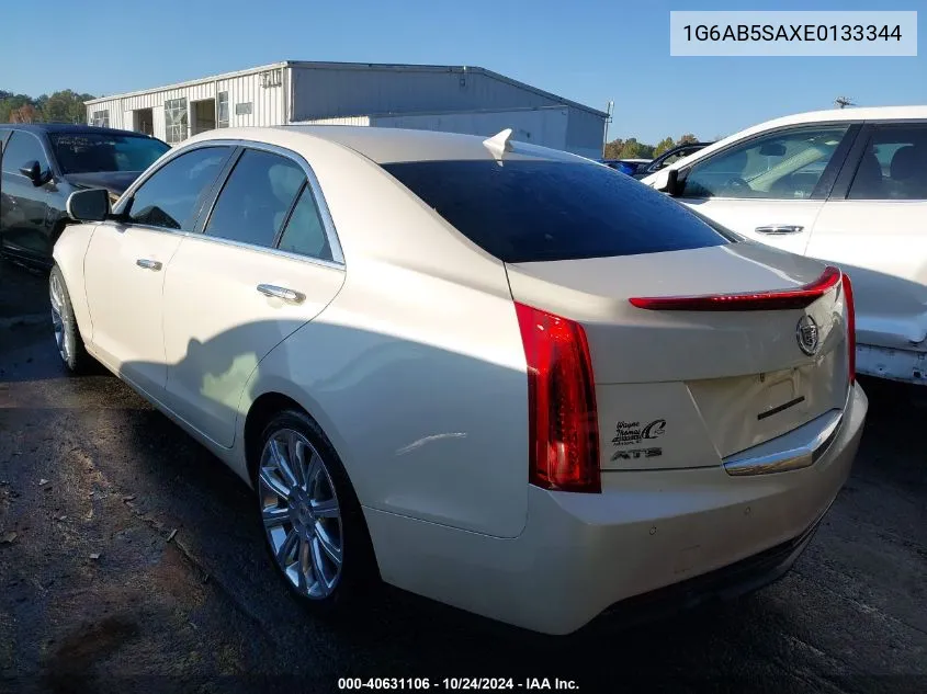 2014 Cadillac Ats Luxury VIN: 1G6AB5SAXE0133344 Lot: 40631106