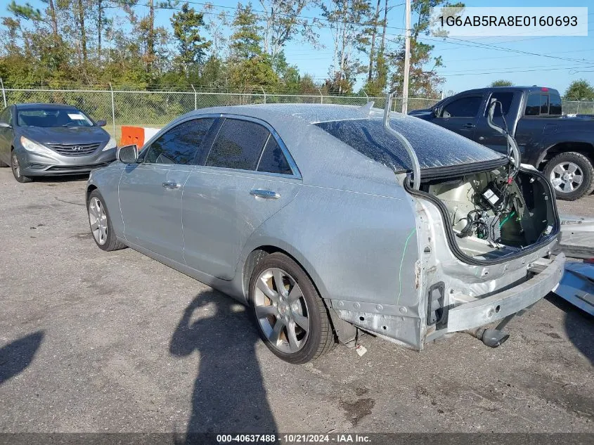 2014 Cadillac Ats Luxury VIN: 1G6AB5RA8E0160693 Lot: 40637488