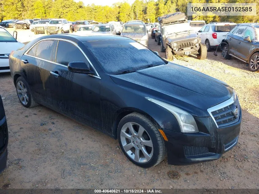 2014 Cadillac Ats Standard VIN: 1G6AA5RA5E0152585 Lot: 40640621