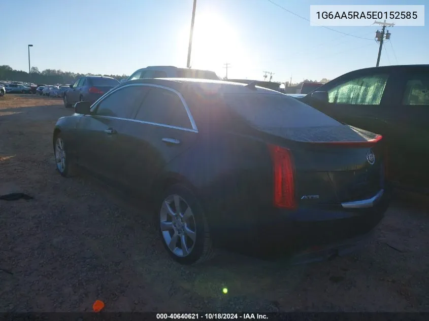 2014 Cadillac Ats Standard VIN: 1G6AA5RA5E0152585 Lot: 40640621