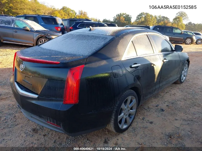 2014 Cadillac Ats Standard VIN: 1G6AA5RA5E0152585 Lot: 40640621