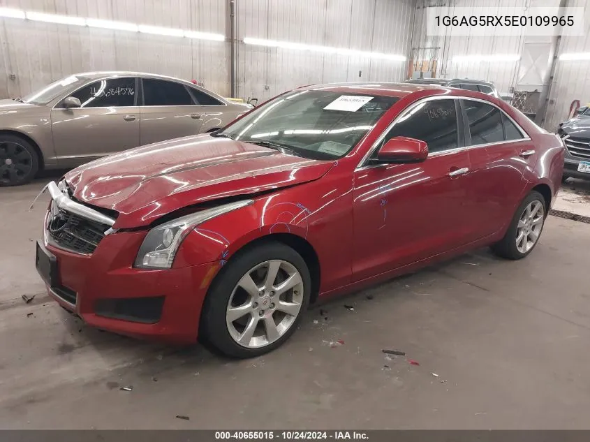 2014 Cadillac Ats Standard VIN: 1G6AG5RX5E0109965 Lot: 40655015