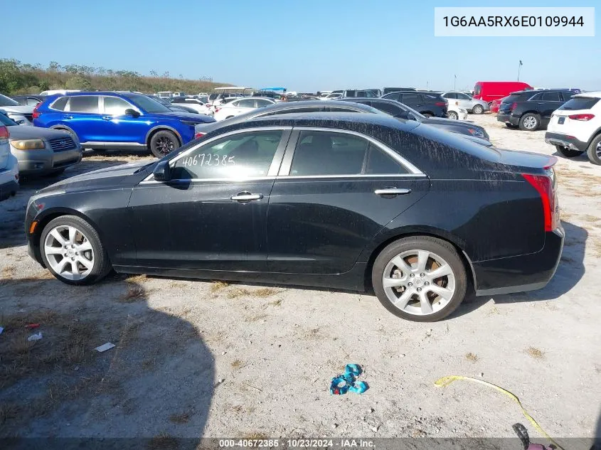 2014 Cadillac Ats Standard VIN: 1G6AA5RX6E0109944 Lot: 40672385