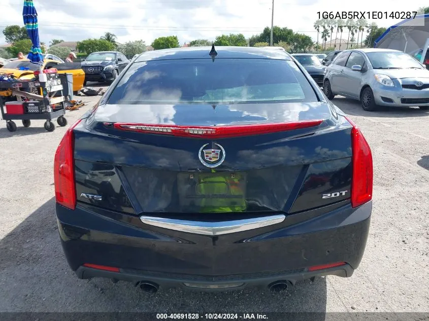 2014 Cadillac Ats Luxury VIN: 1G6AB5RX1E0140287 Lot: 40691528