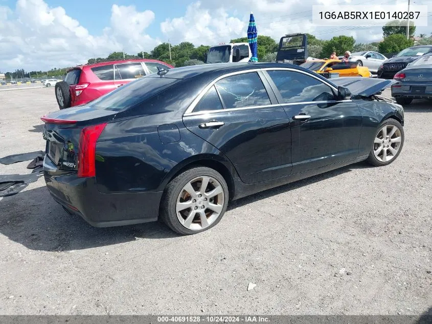 2014 Cadillac Ats Luxury VIN: 1G6AB5RX1E0140287 Lot: 40691528