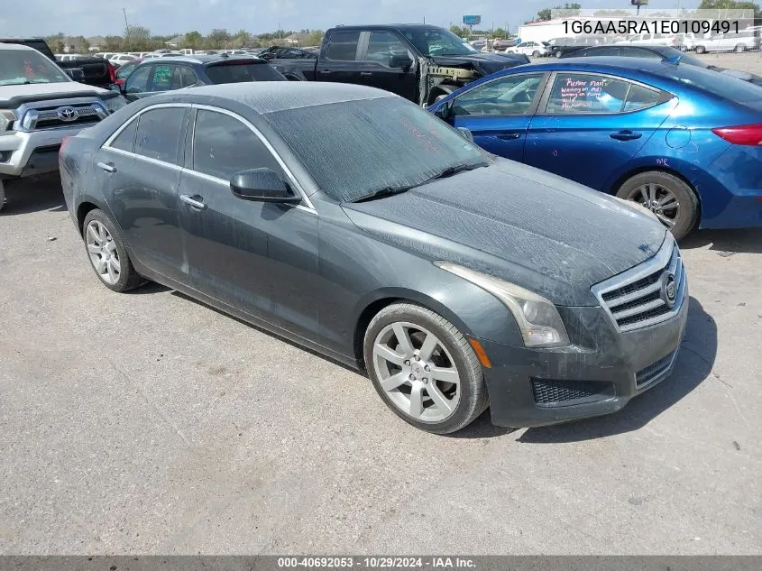 2014 Cadillac Ats Standard VIN: 1G6AA5RA1E0109491 Lot: 40692053