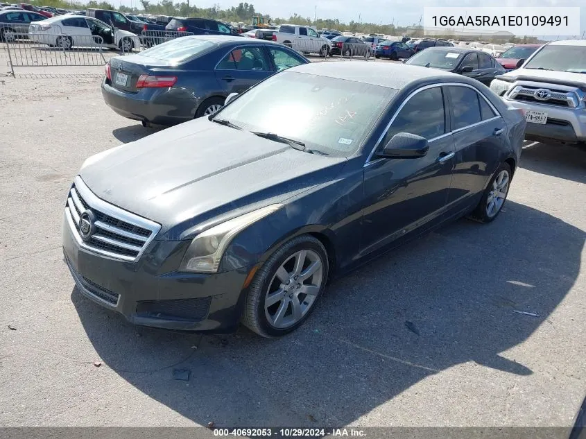 2014 Cadillac Ats Standard VIN: 1G6AA5RA1E0109491 Lot: 40692053