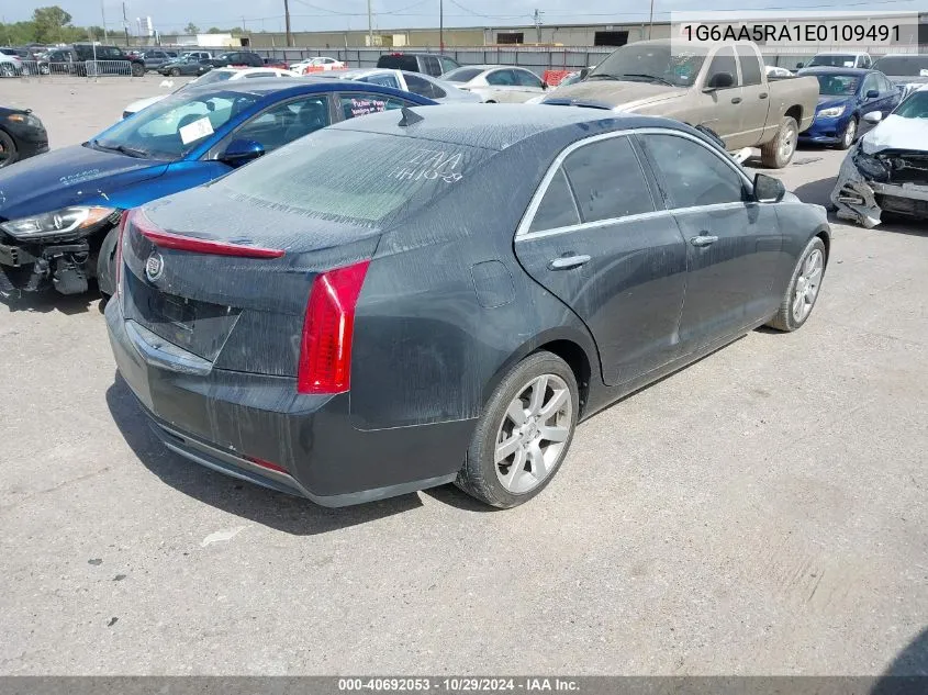 2014 Cadillac Ats Standard VIN: 1G6AA5RA1E0109491 Lot: 40692053