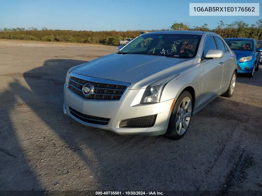 2014 Cadillac Ats Luxury VIN: 1G6AB5RX1E0176562 Lot: 40735581