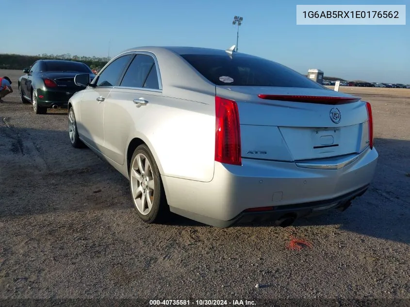 2014 Cadillac Ats Luxury VIN: 1G6AB5RX1E0176562 Lot: 40735581