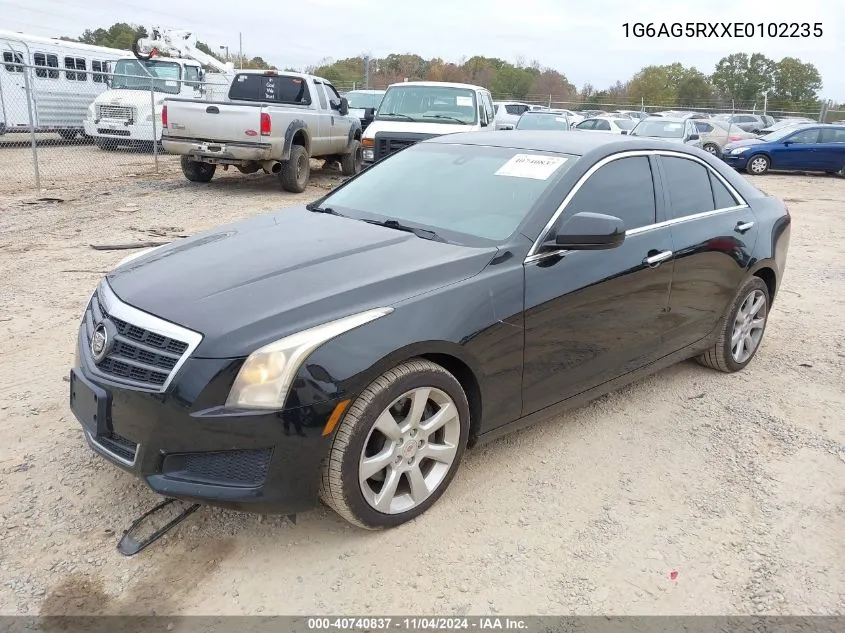 2014 Cadillac Ats Standard VIN: 1G6AG5RXXE0102235 Lot: 40740837