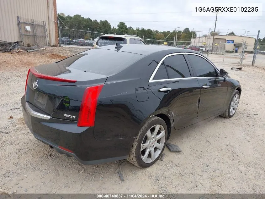 2014 Cadillac Ats Standard VIN: 1G6AG5RXXE0102235 Lot: 40740837