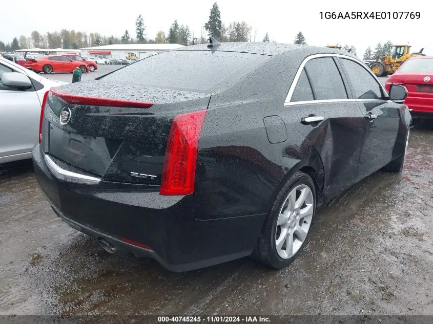 1G6AA5RX4E0107769 2014 Cadillac Ats Standard