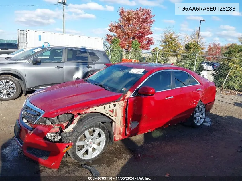 2014 Cadillac Ats Standard VIN: 1G6AA5RA8E0128233 Lot: 40763116