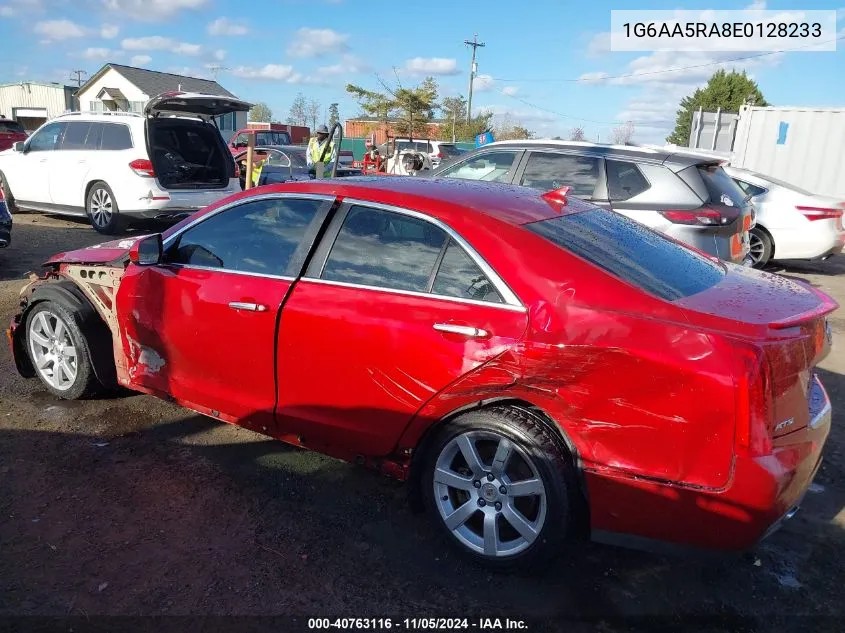 2014 Cadillac Ats Standard VIN: 1G6AA5RA8E0128233 Lot: 40763116