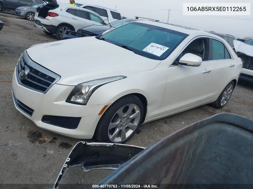 2014 Cadillac Ats Luxury VIN: 1G6AB5RX5E0112265 Lot: 40770763