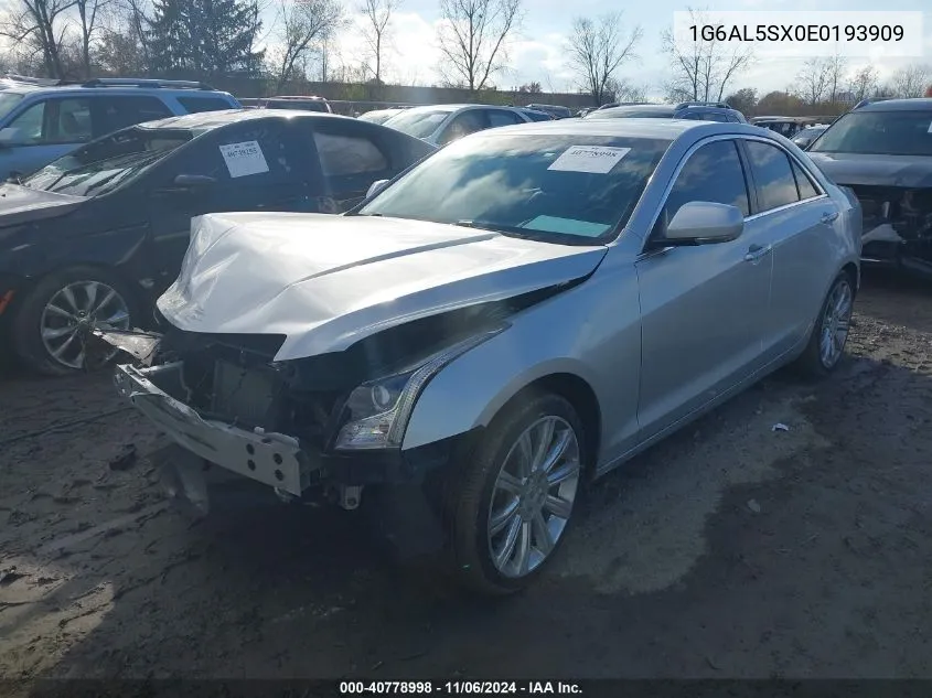 2014 Cadillac Ats Premium VIN: 1G6AL5SX0E0193909 Lot: 40778998