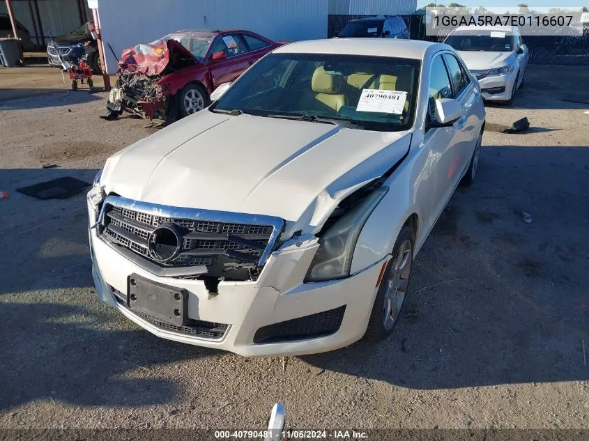 2014 Cadillac Ats Standard VIN: 1G6AA5RA7E0116607 Lot: 40790481