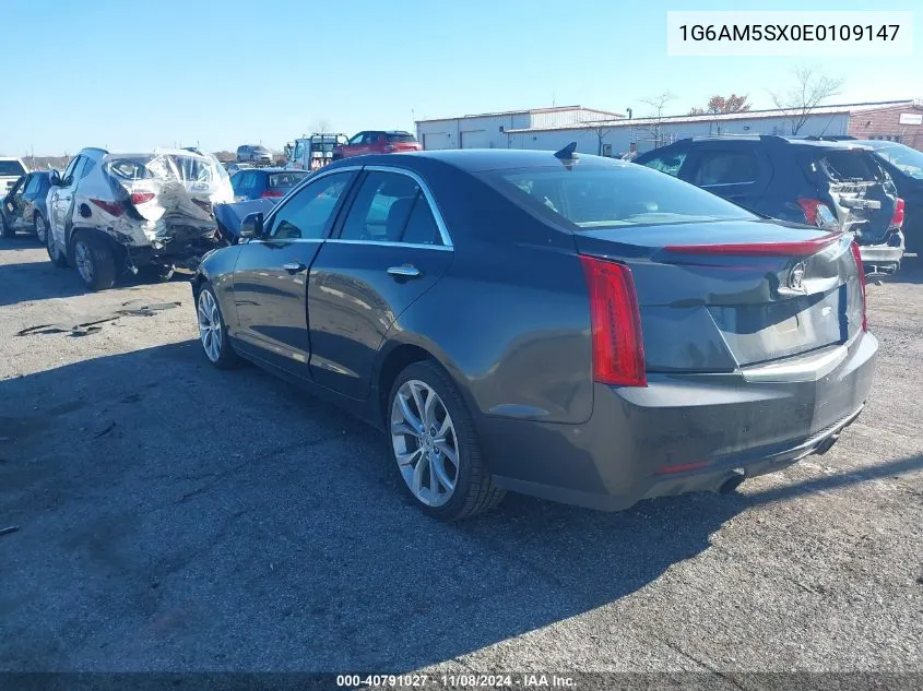 2014 Cadillac Ats Premium VIN: 1G6AM5SX0E0109147 Lot: 40791027