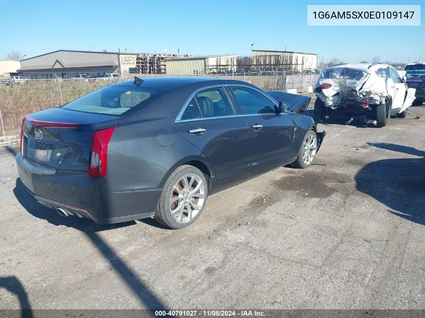 2014 Cadillac Ats Premium VIN: 1G6AM5SX0E0109147 Lot: 40791027