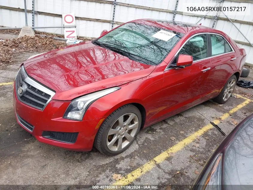 2014 Cadillac Ats Standard VIN: 1G6AG5RX8E0157217 Lot: 40793363