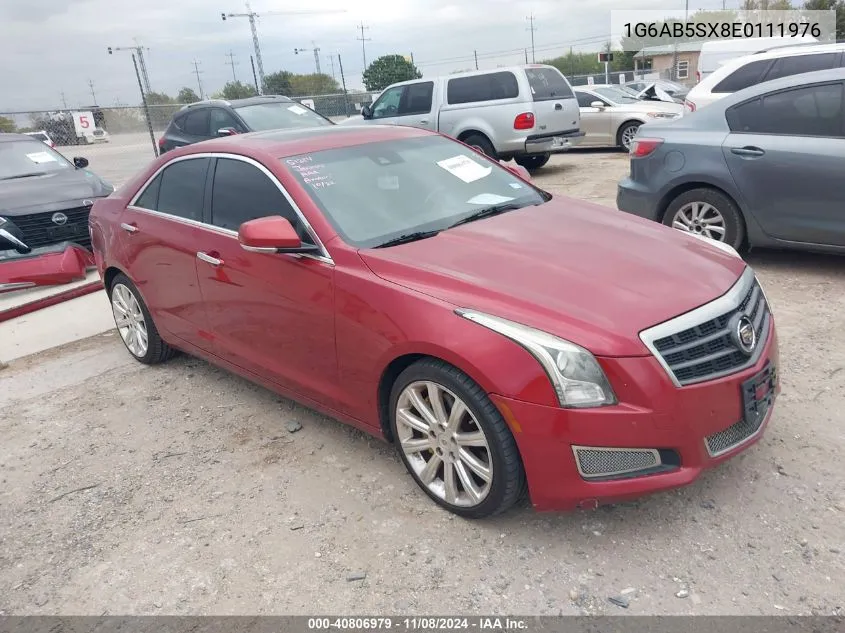 2014 Cadillac Ats Luxury VIN: 1G6AB5SX8E0111976 Lot: 40806979