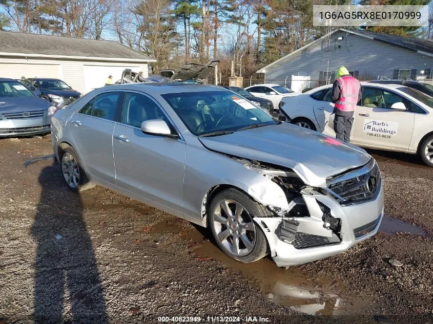 2014 Cadillac Ats Standard VIN: 1G6AG5RX8E0170999 Lot: 40823949