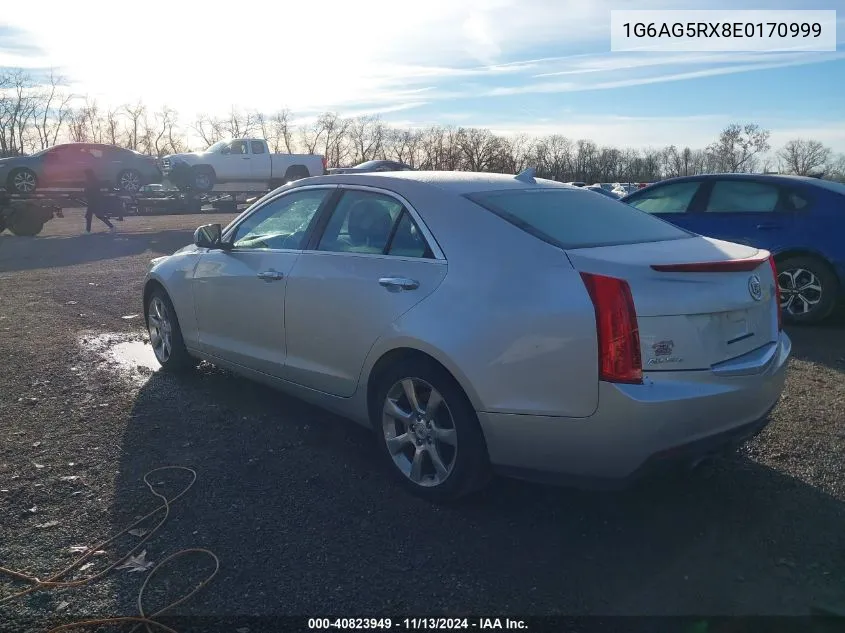 2014 Cadillac Ats Standard VIN: 1G6AG5RX8E0170999 Lot: 40823949