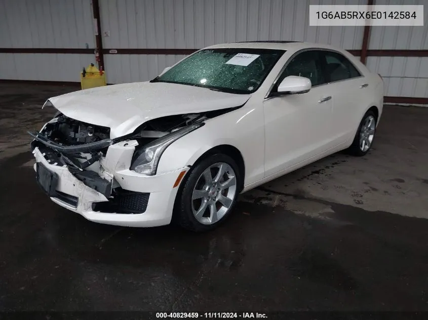 2014 Cadillac Ats Luxury VIN: 1G6AB5RX6E0142584 Lot: 40829459