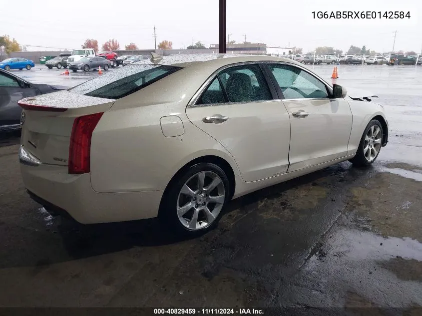 2014 Cadillac Ats Luxury VIN: 1G6AB5RX6E0142584 Lot: 40829459