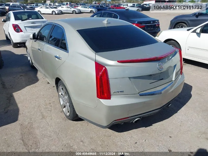 2014 Cadillac Ats Luxury VIN: 1G6AB5RX5E0111732 Lot: 40849685