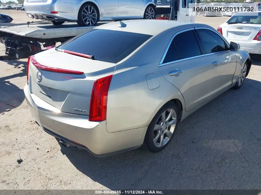 2014 Cadillac Ats Luxury VIN: 1G6AB5RX5E0111732 Lot: 40849685